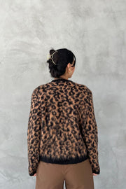 Leopard Fringed Cardigan